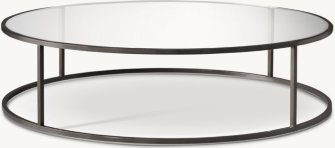 Nicholas Glass Round Coffee Table