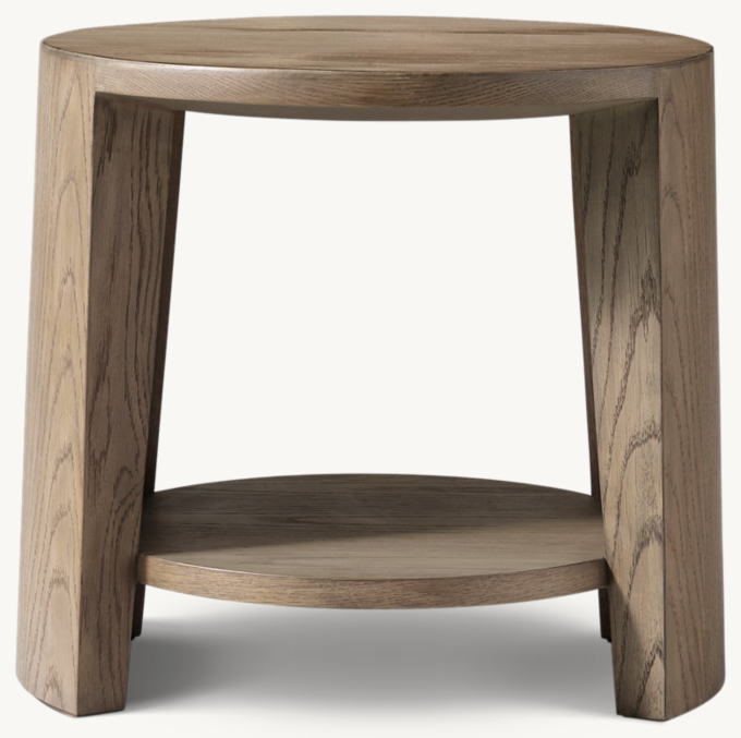 Wyeth Split Bamboo Round Side Table