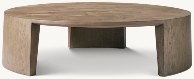 Wyeth Split Bamboo Round Coffee Table