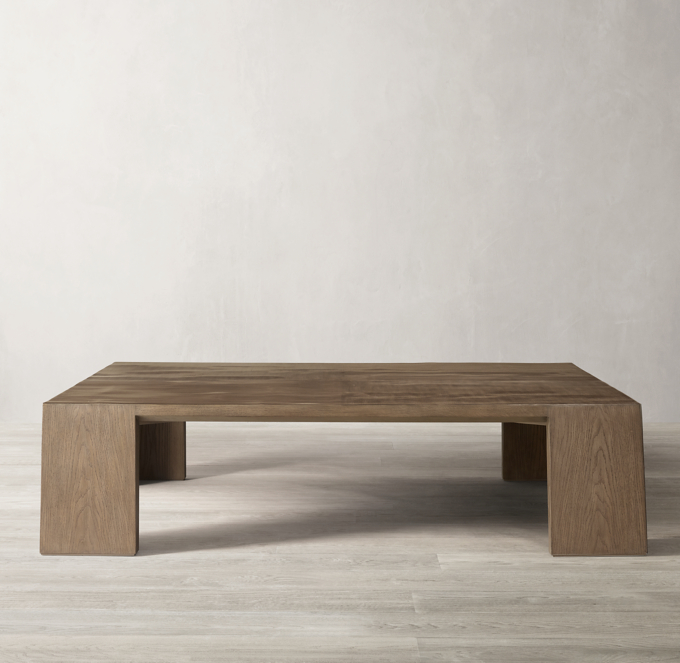 Wyeth Split Bamboo Square Coffee Table