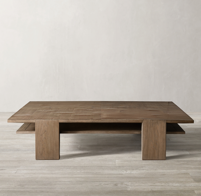 Wyeth Split Bamboo Floating Coffee Table