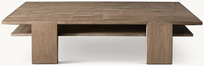 Wyeth Split Bamboo Floating Coffee Table