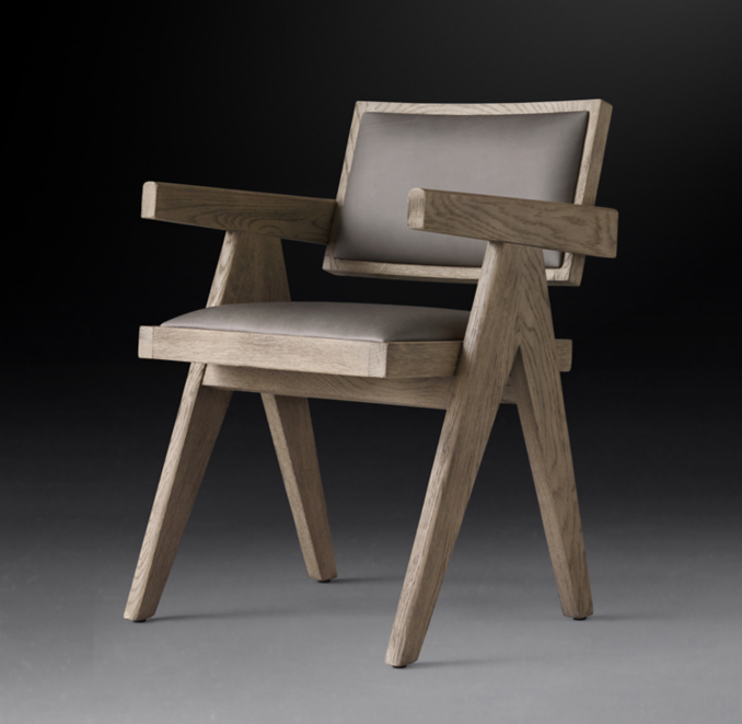 Jakob Leather Dining Armchair