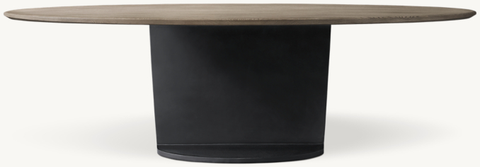 I-Beam Oval Dining Table