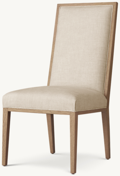 Three Quarter view of Durant Fabric Dining Side Chair 