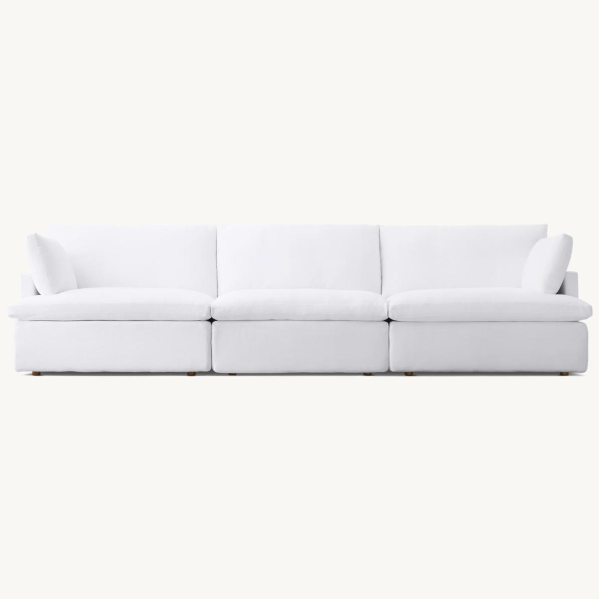 Cloud Modular Track Arm 3-Piece Sofa