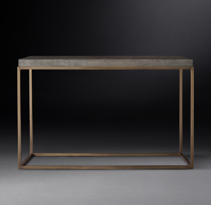 Nicholas Shagreen 48" Console Table
