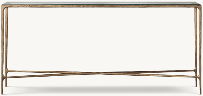 Thaddeus Glass Console Table