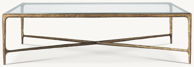 Thaddeus Glass Square Coffee Table