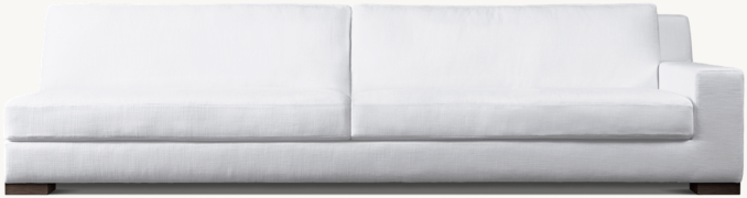 Front view of Modena Track Arm Right-Arm Sofa 
