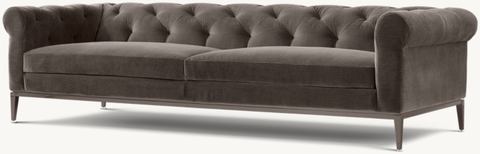 Italia Chesterfield Sofa Metal Base