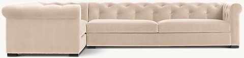 Modena Chesterfield Sofa Collection, Modena Chesterfield Leather Sofa