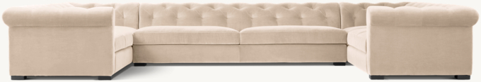Modena Chesterfield U-Sofa Sectional