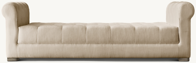 Modena Chesterfield Bench with Tufted Seat