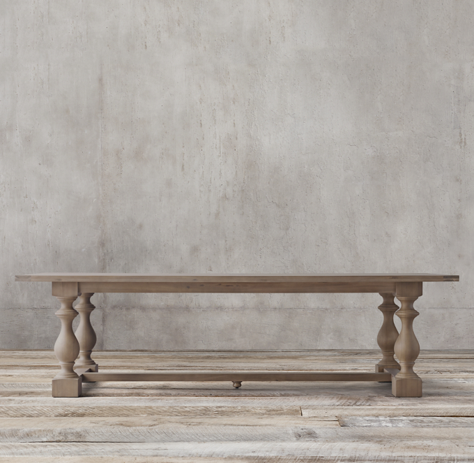 Restoration hardware 17th century shop monastery dining table