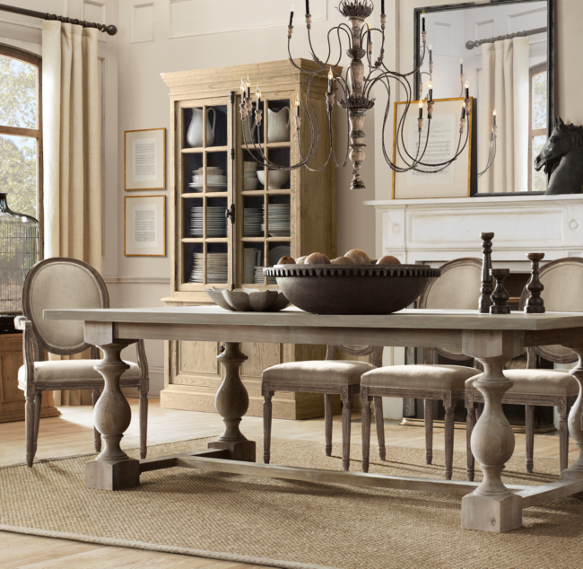 Restoration Hardware Dining Room Tables