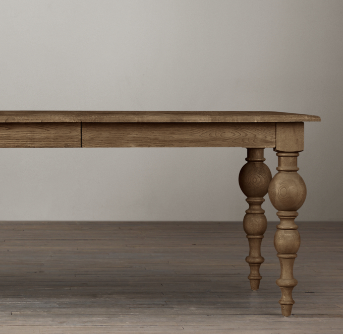 11+ van gogh coffee table book Dining table baluster weathered drifted oak rectangular shown grand