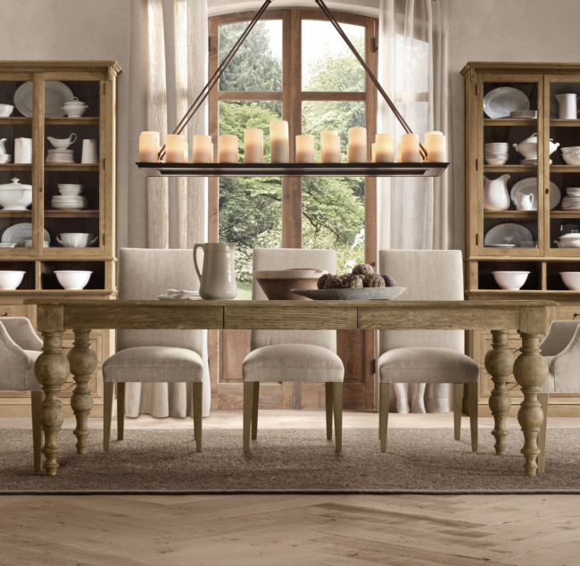 Restoration Hardware Dining Set | vlr.eng.br