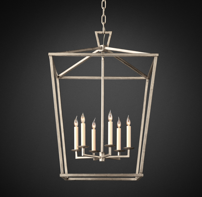 19th C. English Openwork Pendant 24"