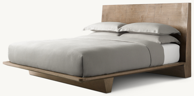 Wyeth Split Bamboo Panel Platform Bed