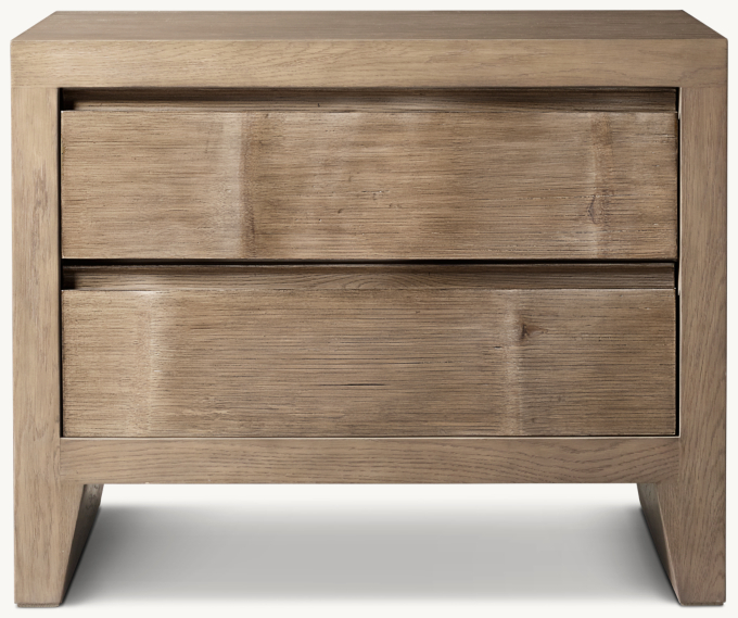 Wyeth Split Bamboo Closed Nightstand