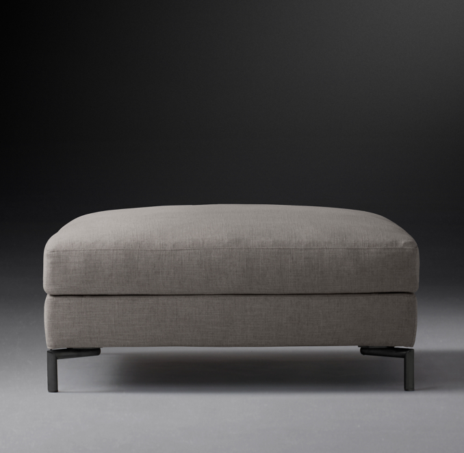 Front view of Viggo End Of Sectional Ottoman