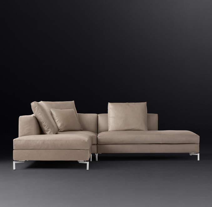 Viggo Leather Open LSectional