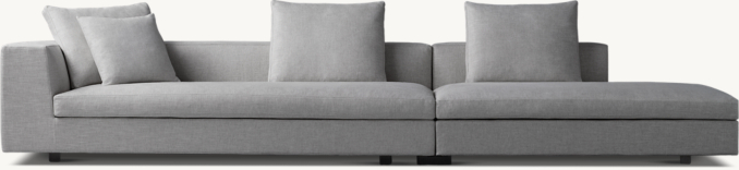 Front view of Magnus Customizable Sectional 