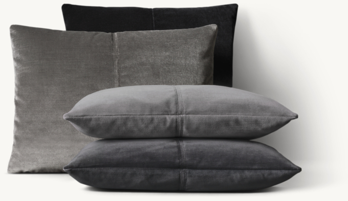 Stain Resistant! Everett Performance Twill Charcoal Throw Pillow Cover -  Chloe & Olive