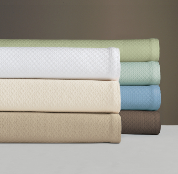 Organic Cotton Matelassé Coverlet