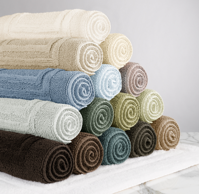 Organic Cotton Reversible Bath Rug