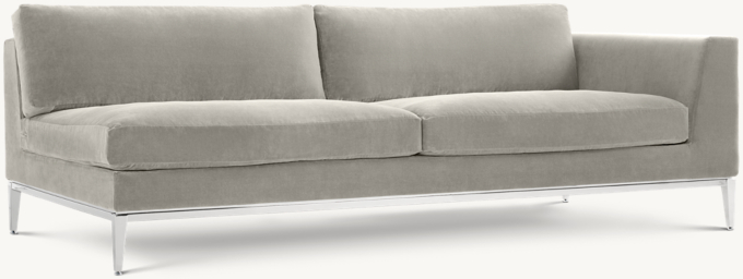 Rh italia taper on sale arm sofa