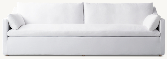 Front view of Cloud Slope Arm Sofa 