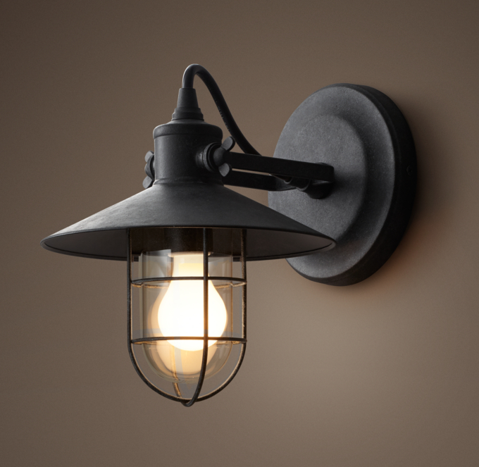 Harbor Sconce on Outdoor Sconces Restoration Hardware id=58859