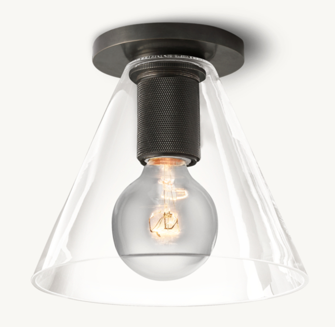 Utilitaire Funnel Shade Flushmount