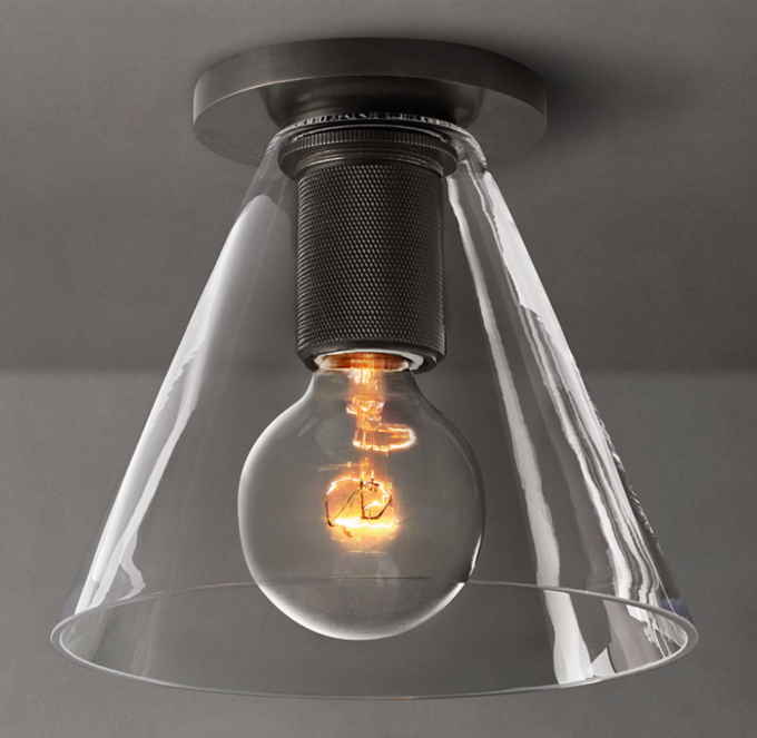Utilitaire Funnel Shade Flushmount
