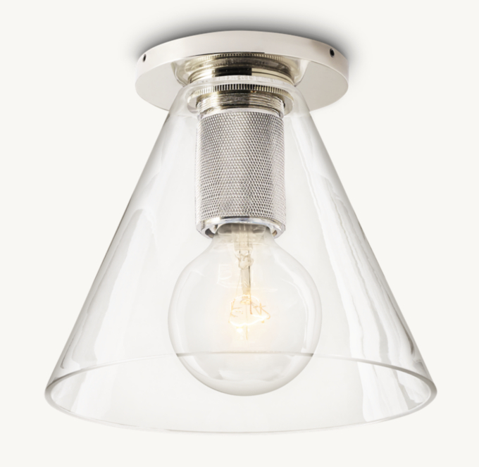 Utilitaire Funnel Shade Flushmount