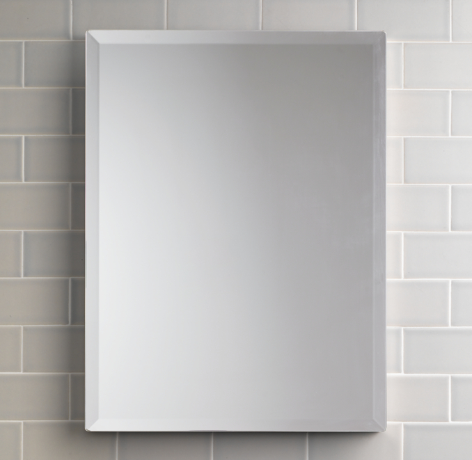 Frameless Rectangular Pivot Mirror