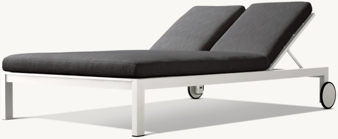 Aegean Aluminum Double Chaise