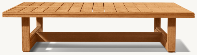 Costa Teak Square Coffee Table | RH