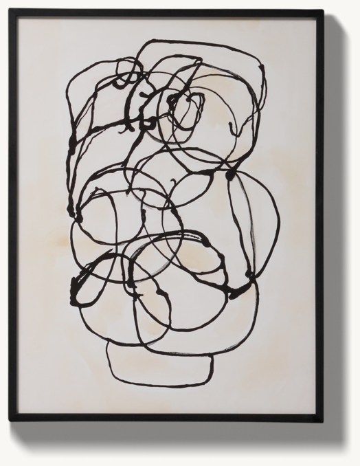 Front view of Abstract Pathway 1 - Large 