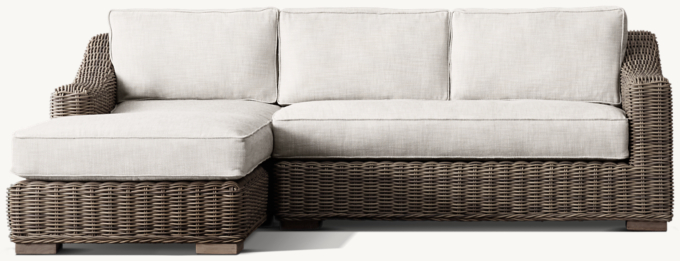 Provence Left-Arm Sofa-Chaise Sectional