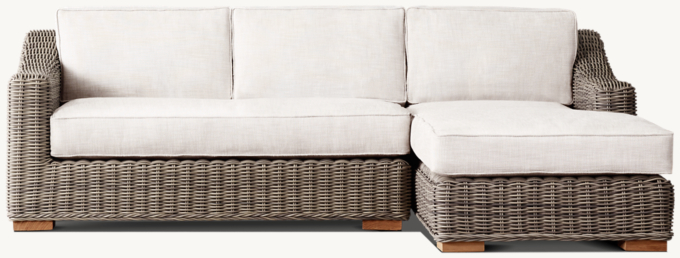 Provence Right-Arm Sofa-Chaise Sectional