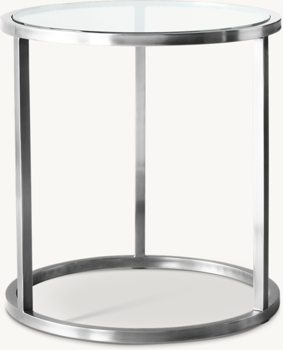 Nicholas Glass Round Side Table