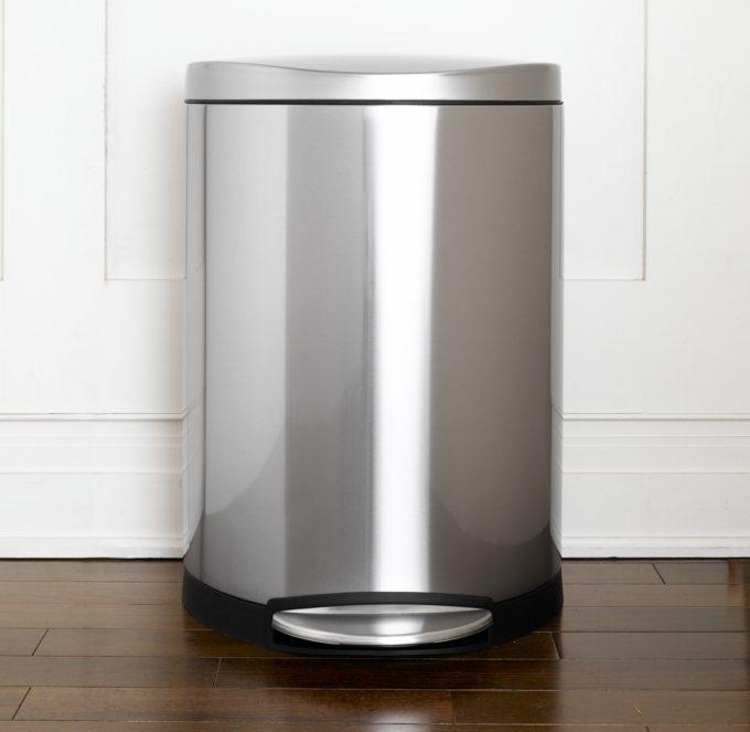 simplehuman® Deluxe Semicircular Garbage Can