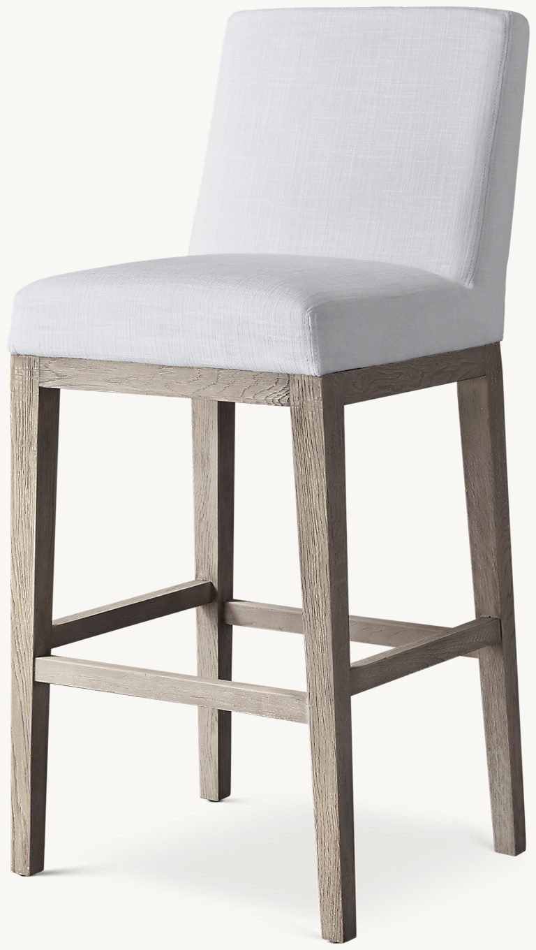Shown in White Italian Textured Weave with Grey Oak finish.
