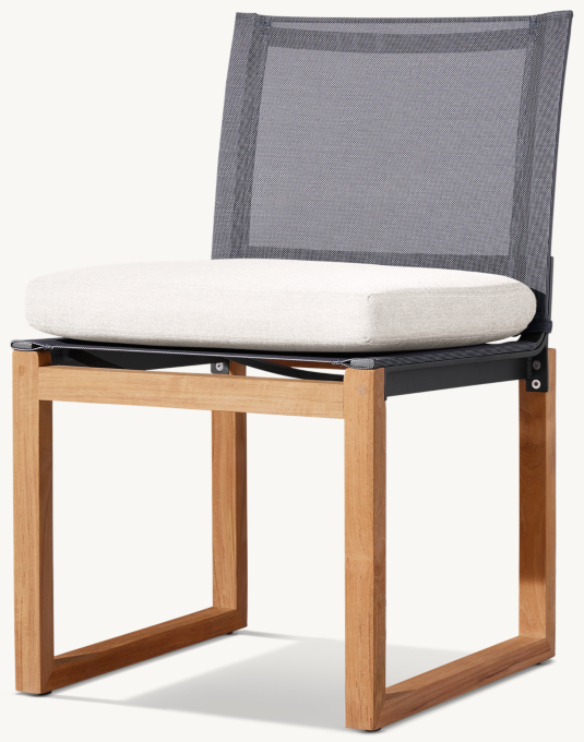 AEGEAN TEAK & MESH Dining Side Chair