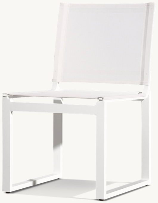 Aegean Aluminum &amp; Mesh Dining Side Chair