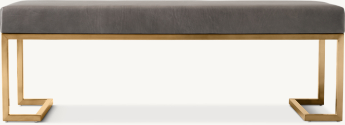 Loren Leather Bench