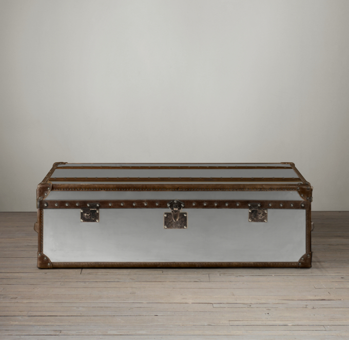 Mayfair Steamer Trunk Large Coffee Table